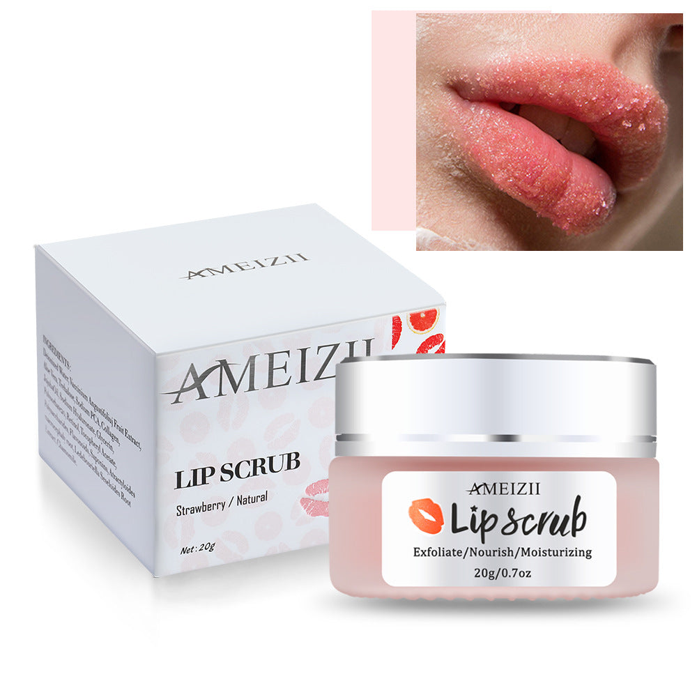 Gentle exfoliating lip scrub