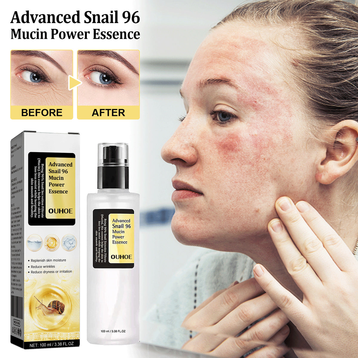 Snail collagen facial serum, 100ml