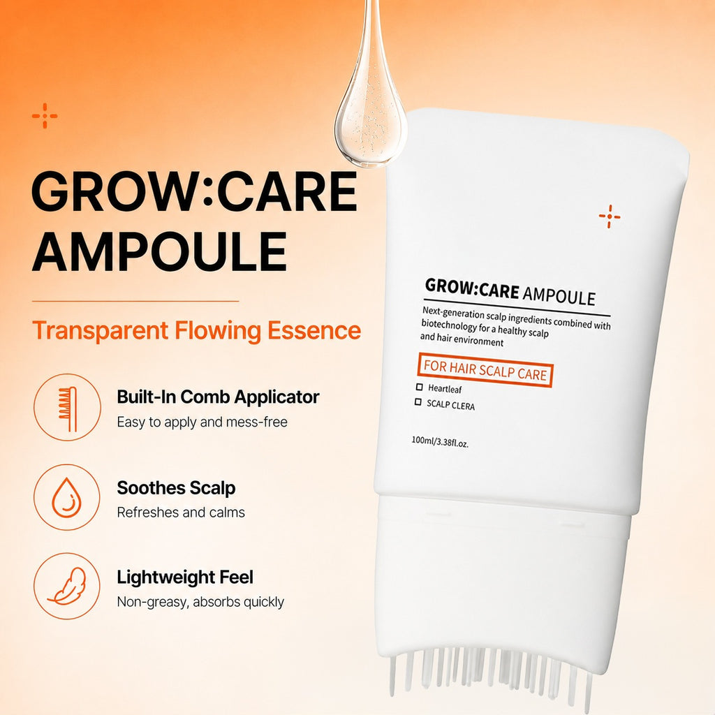Life-enhancing hair care serum ampoule