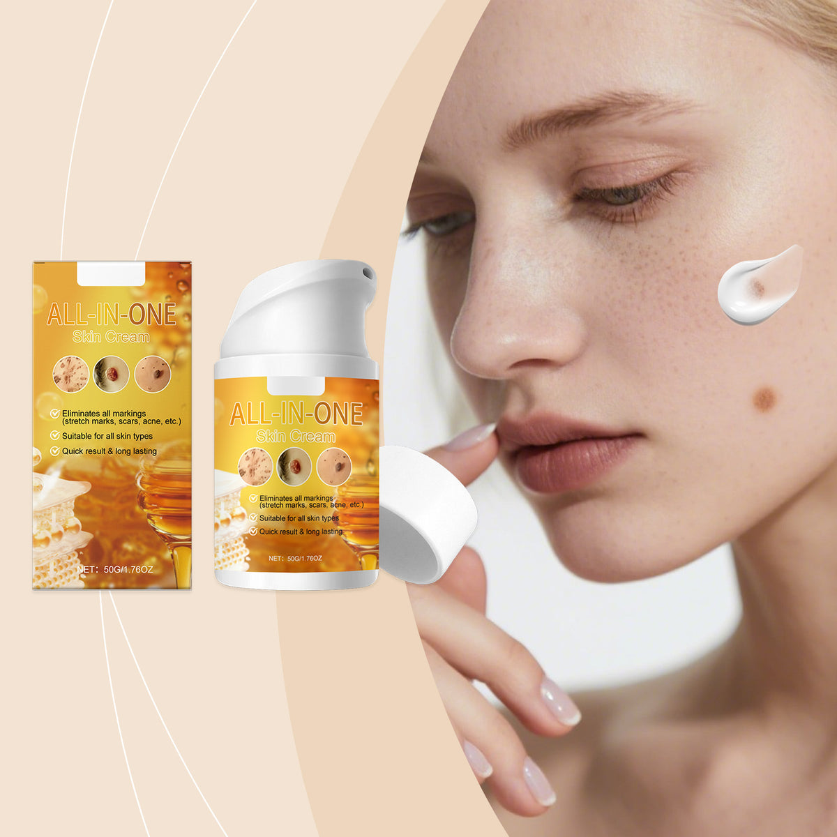 Retinol and bee venom anti-aging cream