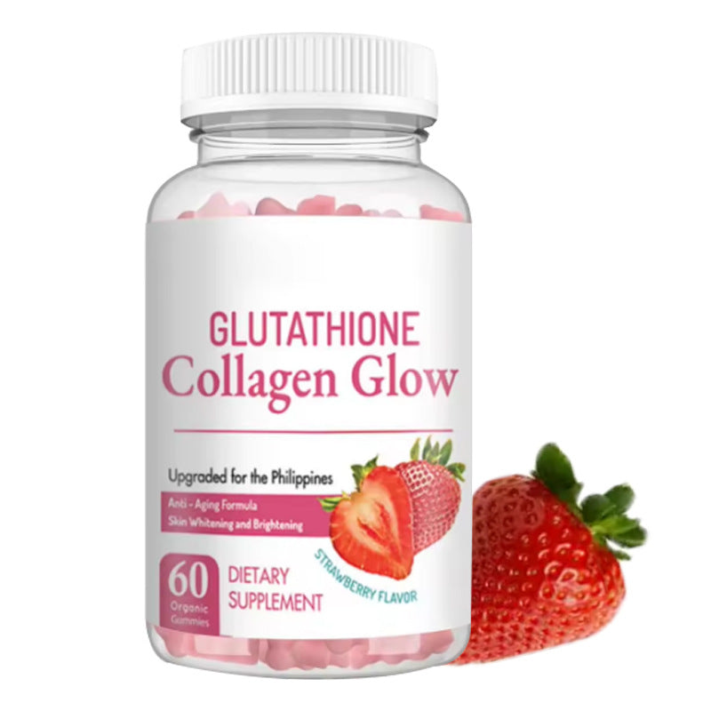 Glutathione collagen glow anti-aging gummies
