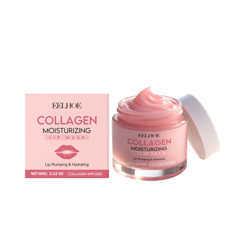 Collagen lip mask for smoother lips