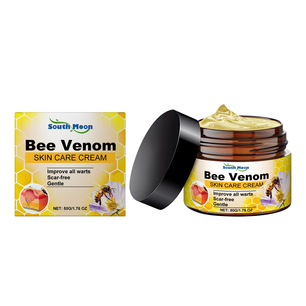 Bee venom and tea tree skincare cream