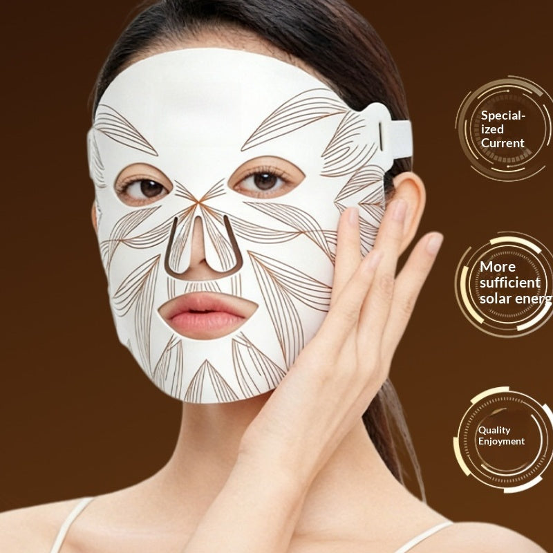 Photon facial mask beauty device