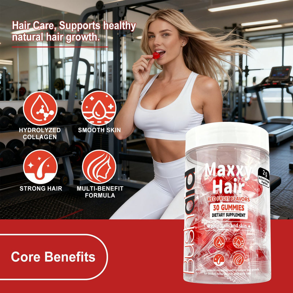 Hair care gummies with vitamin C, 30 count
